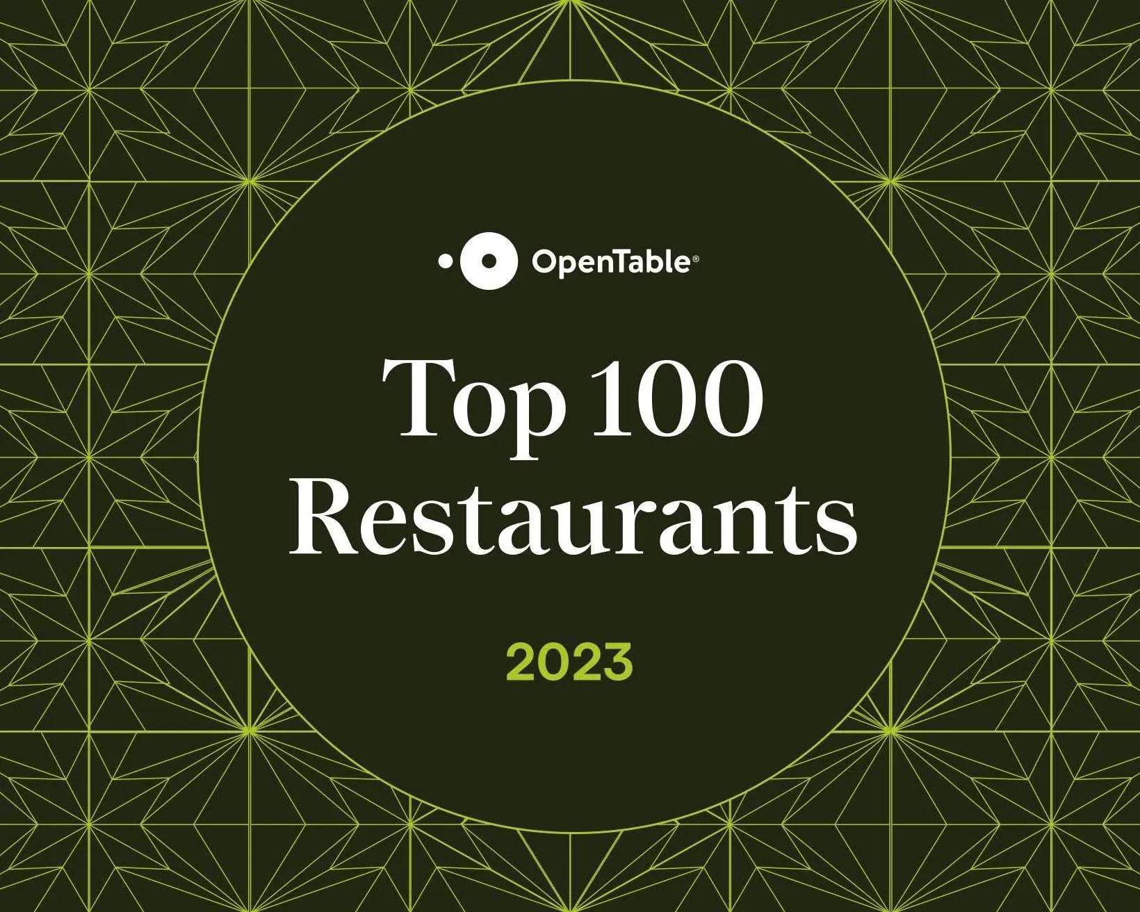 OpenTable Top 100 Restaurants 2023